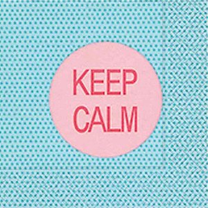 Guardanapo Decoupage Keep Calm 33x33cm com 20 unidades