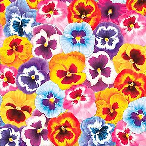 Guardanapo Decoupage Violetas 33x33cm com 20 unidades
