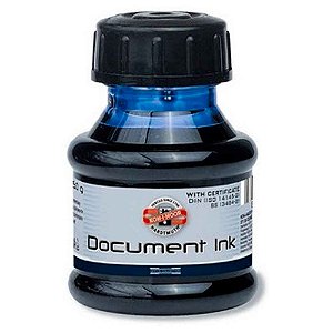 Tinta para Caneta Tinteiro Koh-I-Noor Preta 50g Acid Free