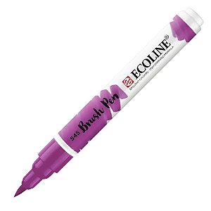 Caneta Ecoline Brush Pen Violeta Avermelhado 545