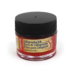 Tinta para Caligrafia Speedball Vermelho 12ml