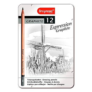 Estojo Lápis Grafite Graduado Expression Bruynzeel 12 unidades