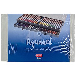 Lápis de Cor Aquarelável 48 Cores Bruynzeel