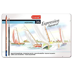 Lápis de Cor Aquarelável 36 Cores Expression Bruynzeel