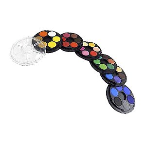 Aquarela em Pastilhas 36 cores Koh-I-Noor