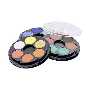 Aquarela em Pastilha 18 Cores Koh-I-Noor