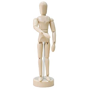 Manequim Articulado de Plástico Masculino 20cm Keramik
