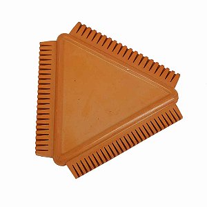 Pente Textura de Borracha Keramik 8cm