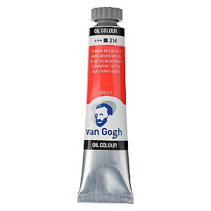 Tinta a Óleo Van Gogh 20ml 314 Cadmium Red Medium