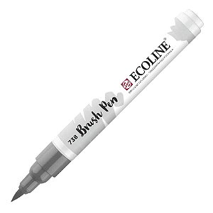 Caneta Ecoline Brush Pen Cold Grey Light 738