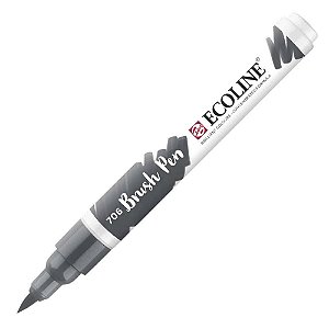 Caneta Ecoline Brush Pen Deep Grey 706