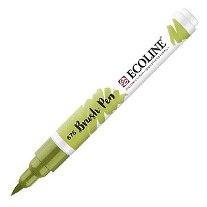 Caneta Ecoline Brush Pen Grass Green 676