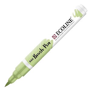 Caneta Ecoline Brush Pen Pastel Green 666