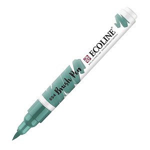 Caneta Ecoline Brush Pen Fir Green 654