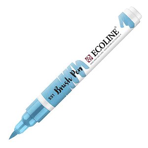 Caneta Ecoline Brush Pen Sky Blue Light 551