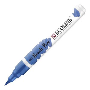 Caneta Ecoline Brush Pen Ultramarine Light 505