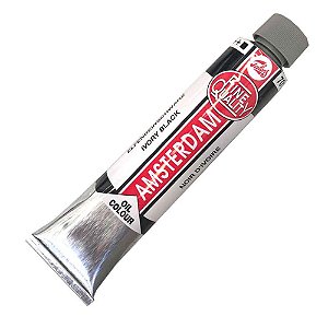 Tinta a Óleo 200ml Ivory Black Amsterdam 701