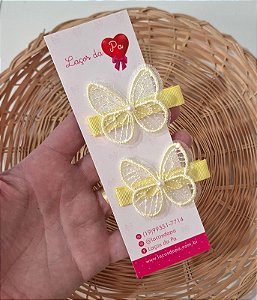 DUPLINHA PARZINHO BORBOLETAS DELICADAS