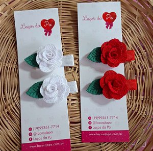 PAR CLIPS FLOR FESTAS