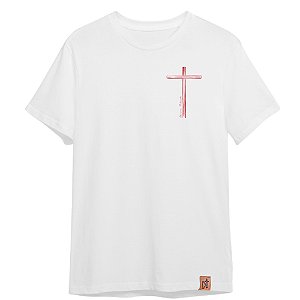 Camiseta O Sangue do Cordeiro Branca