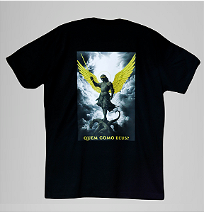Camiseta São Miguel Arcanjo - Quem como Deus?
