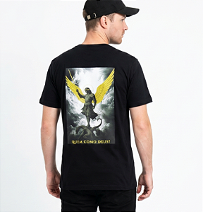 Camiseta São Miguel Arcanjo - Quem como Deus?