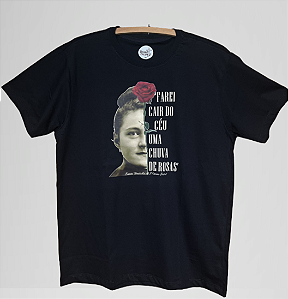 Camiseta Santa Teresinha (farei cair uma chuva de rosas)
