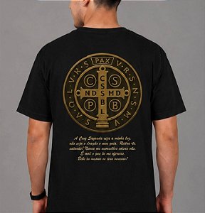 Camiseta medalha de São Bento
