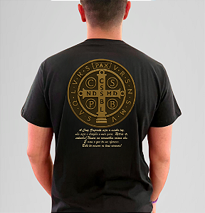 Camiseta medalha de São Bento