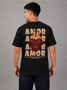 Camiseta o amor me amou