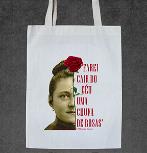 Eco bag Santa Teresinha - Farei cair do céu uma chuva de rosas