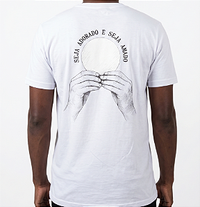 Camiseta seja adorado e seja amado (Eucaristia)