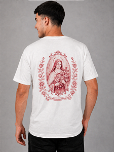 Camiseta Santa Teresinha do Menino Jesus Rosas