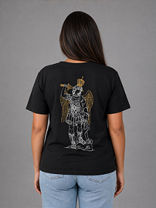 Camiseta Quem como Deus? São Miguel Arcanjo