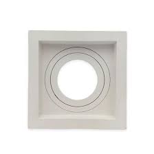 Spot Embutido Quadrado Di Croica Fundo Recuado Branco Save Energy