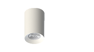 Spot Sobrepor Redondo Branco Face Recuada Save Energy