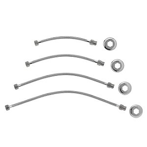 Ligação Flexível com Malha Aço 40CM Cromada DECA