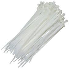 Abraçadeira de Nylon Branca 4,8x380mm 6.6 - Serrana