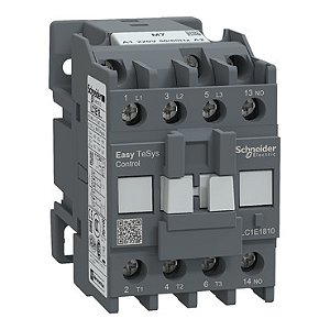 Contatora Trifasica  18A  1NA 220V LC1E1810M7 Schneider Eletric