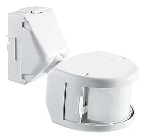 Sensor de Presenca Externo Branco Frontal 180º Xcontrol