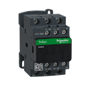 Contatora Tripolar 09A 1NA + 1NF 220V LC1D09M7 Schneider Eletric