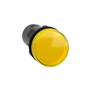 Sinaleiro LED 22mm Amarelo 24V XA2EVB8LC Schneider Eletric