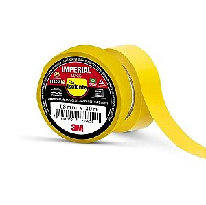 Fita Isolante Imperial Amarela 18mmX20M 3M