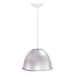 Luminária Prismática Pendente De Acrílico 16 Polegadas Com Cabo