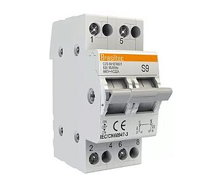 Chave De Transferencia Manual Bipolar 2 Polos 63A Brasiltec