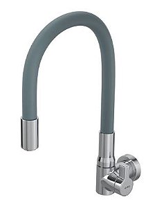 Torneira Flexível De Parede Para Cozinha HydraMotion Cinza