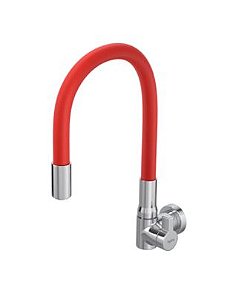 Torneira Flexível De Parede Para Cozinha HydraMotion Vermelha