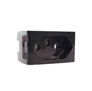 Modulo de Tomada 2P+T 20A Preto Pezzi 50.000