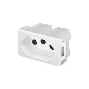 Modulo de Tomada 2P+T 20A Pezzi 50.000 Branco