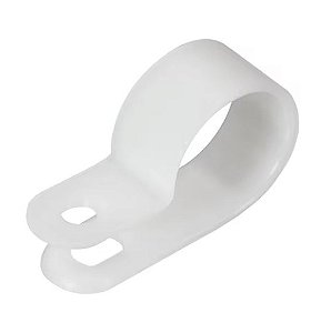 Fixador Para Cabo de Nylon Branco 6,6 mm 1/4” Serrana
